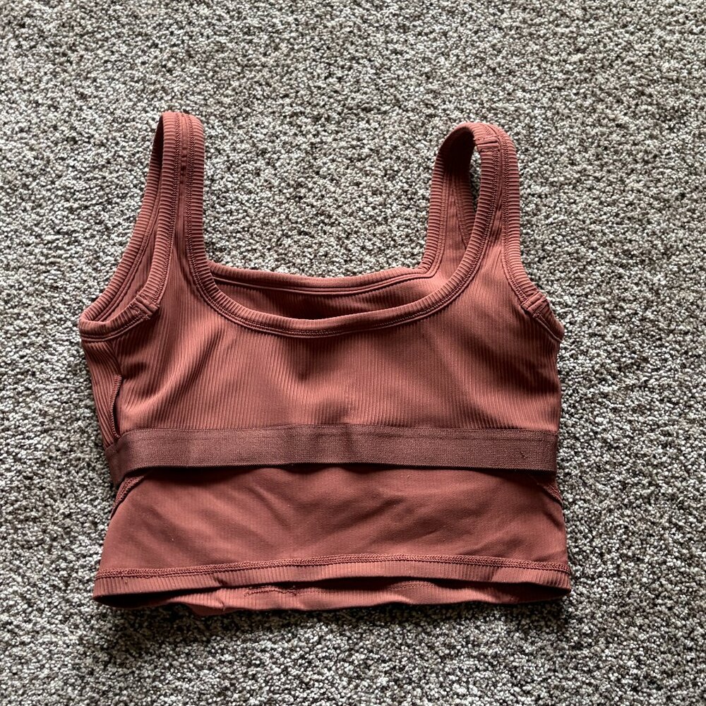 Amazon Ribbed Crop Top - Picture 5 of 6